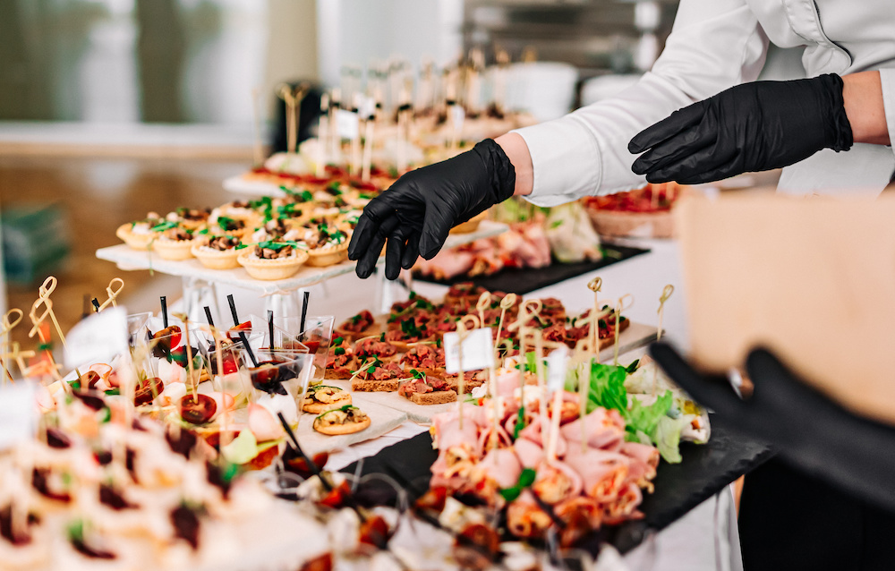 Holiday catering preparation