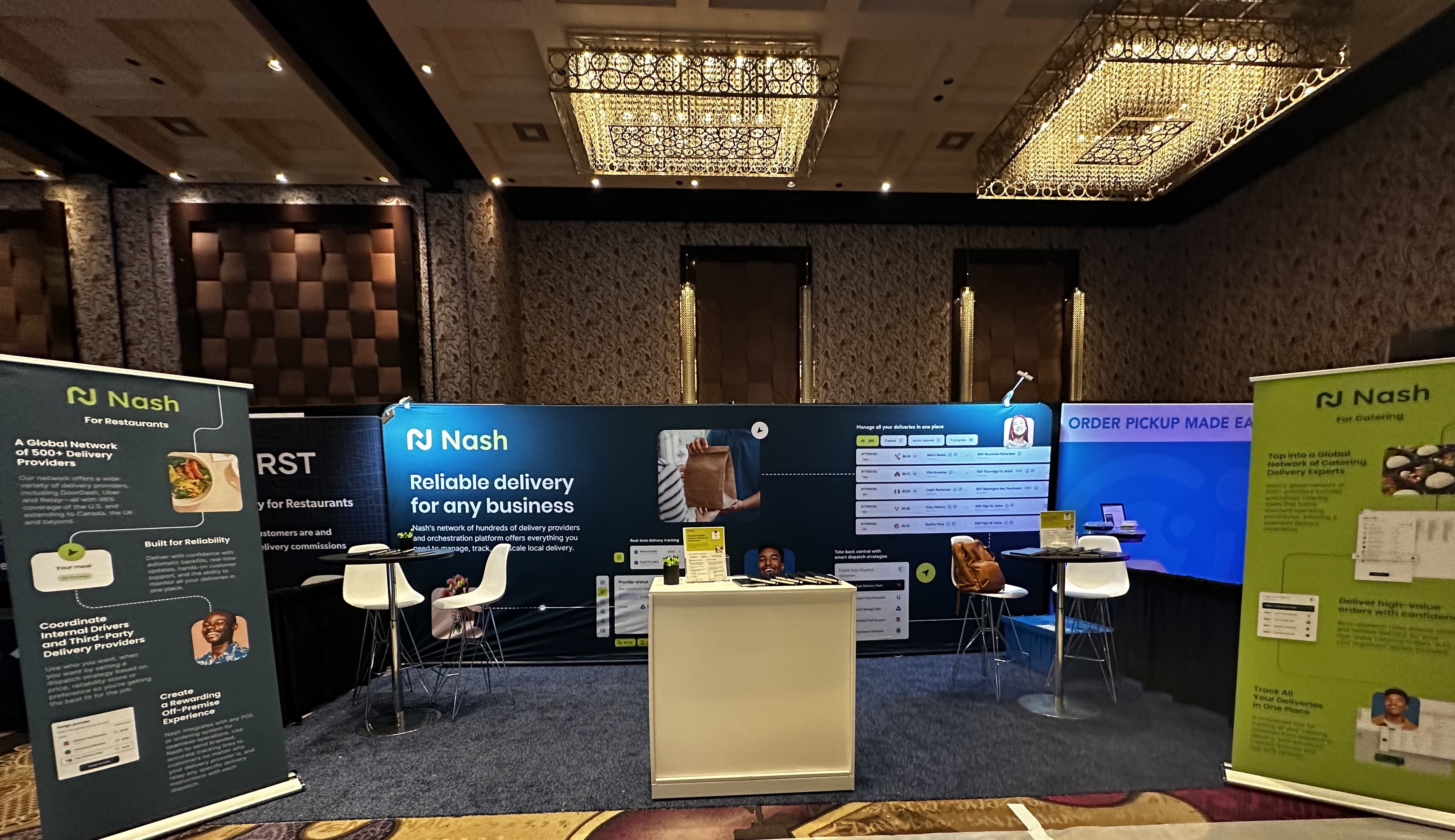 An image of the Nash booth at Food on Demand 2023