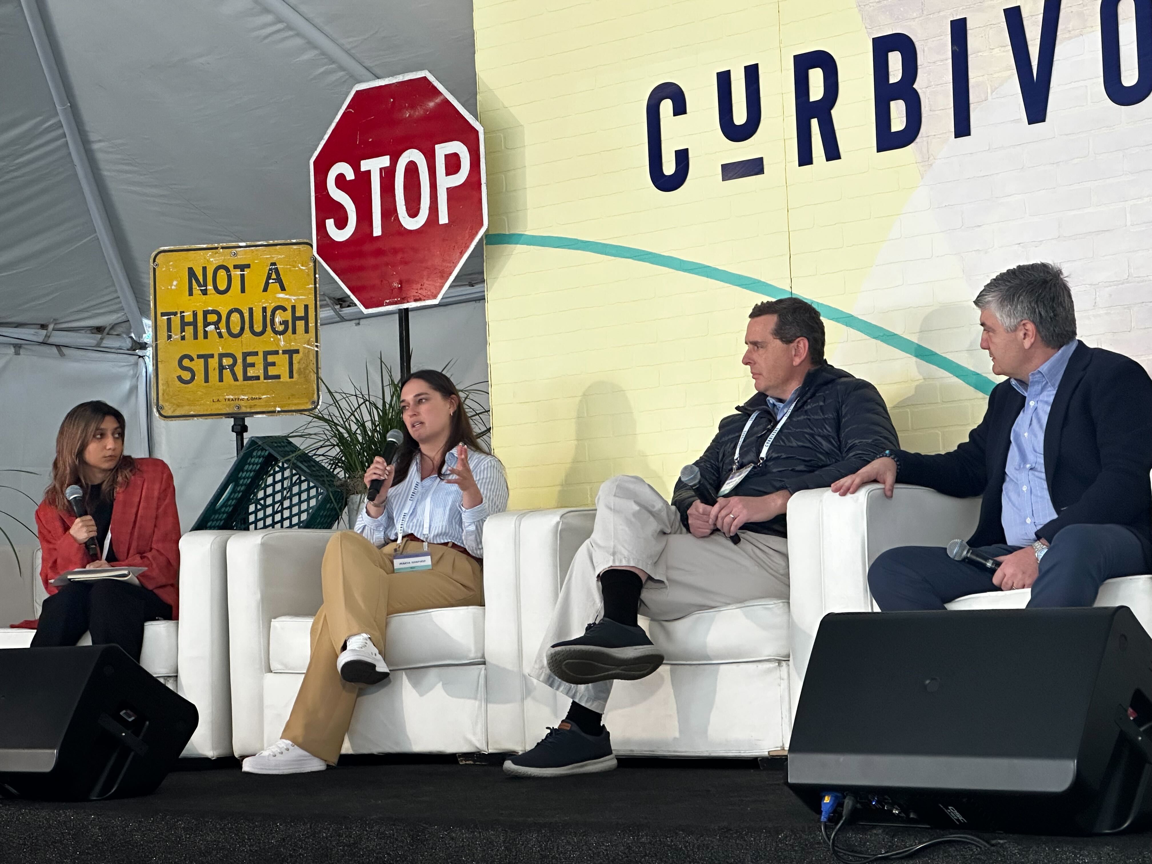 Nash Partnerships Lead Maria Shapiro speaks at the Curbivore Conference on March 3, 2023